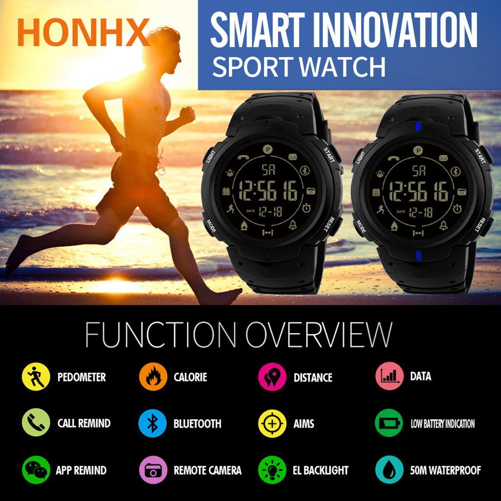 Flagship Rugged Smart electronic digital watch 33-month Standby Time 24h All-Weather Monitoring relogio clock sport watches
