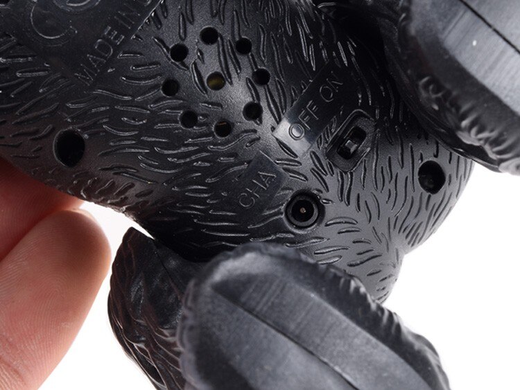 Belysning infraröd rc gorilla simulativ fjärrkontroll djur elektrisk leksak med ljud roliga skrämmande julbarn
