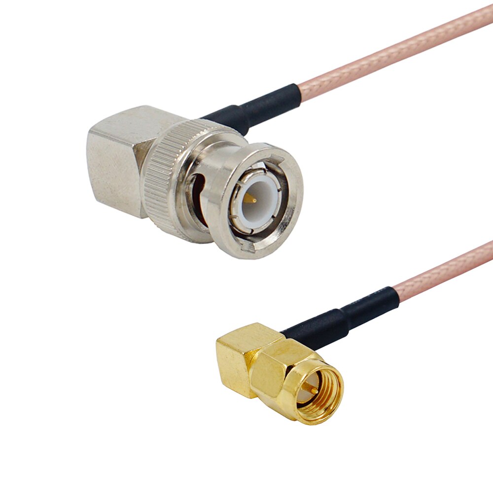 Cable SMA male plug to BNC male straight Connector Cable RG316 RF Jumper pigtail Male to Female right angle RF Coaxial: MULTI / 2P