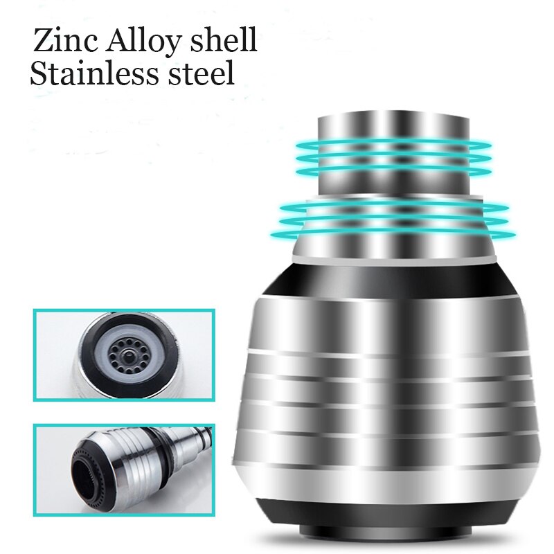 Eheh Waterbesparende Kraan Beluchter Keuken Badkamer Water Waskolf Douchekop 360 Rotate Swivel Kraan Filter