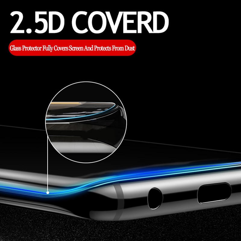 9D UV Liquid Curved Full Glue Tempered Glass For Samsung Galaxy S8 S9 Plus Note 8 9 S7 Edge Cover Screen Protector Glass Cover