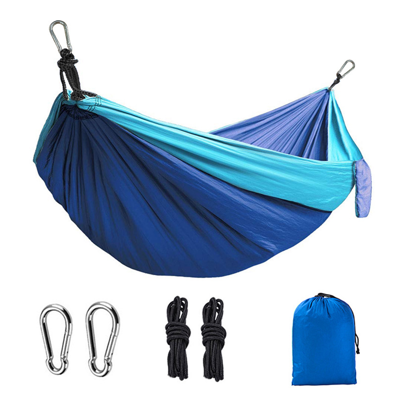 1Pcs Buiten Dubbele Hangmat Camping Parachute Doek Hangmat