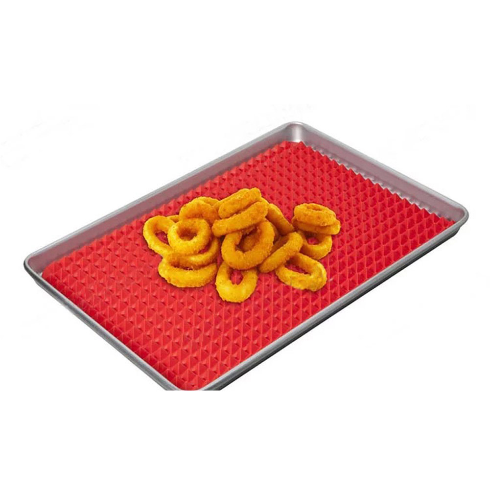 Chicken Mats High Temperature Microwave Oven Grilled Pyramid Shape Silicone Baking Pad Fluffy Pasta