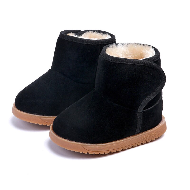 Winter Plus Fluwelen Baby Laarzen Meisjes Jongens Snowboots Baby Peuter Warm Anti-Slip Rubber Zolen Schoenen Kids Kinderen laarzen