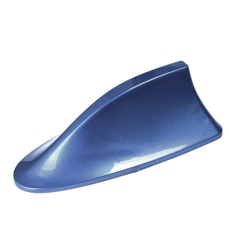 Coche tipo aleta de tiburón para Radio antena tipo aleta de tiburon de coche de Radio FM de señal de para todos los coches antena aérea estilo de coche: blue