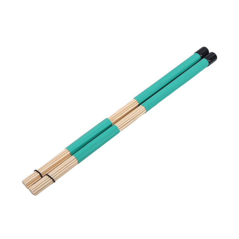 A1 Paar Drum Sticks Classic Maple Wood Drumsticks Set 1 Paar Drum Draad Borstels Intrekbare Drum Stok Borstel