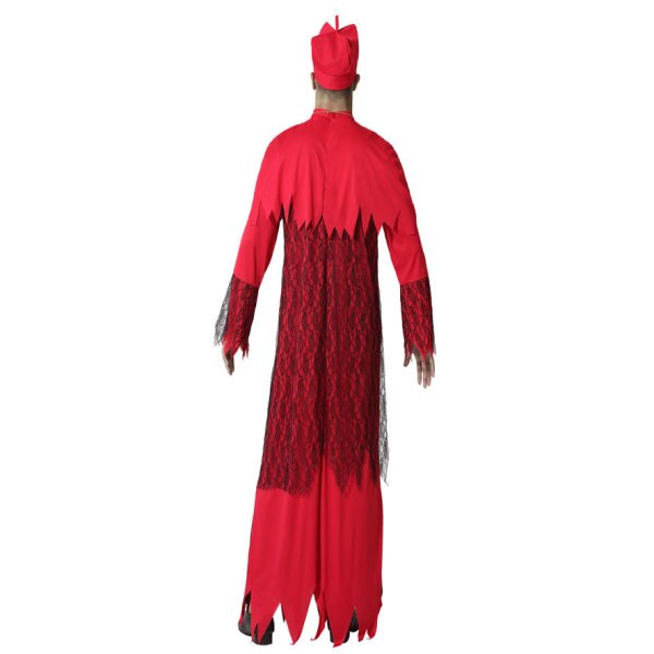 Déguisement pour adultes Halloween Cardinal rouge