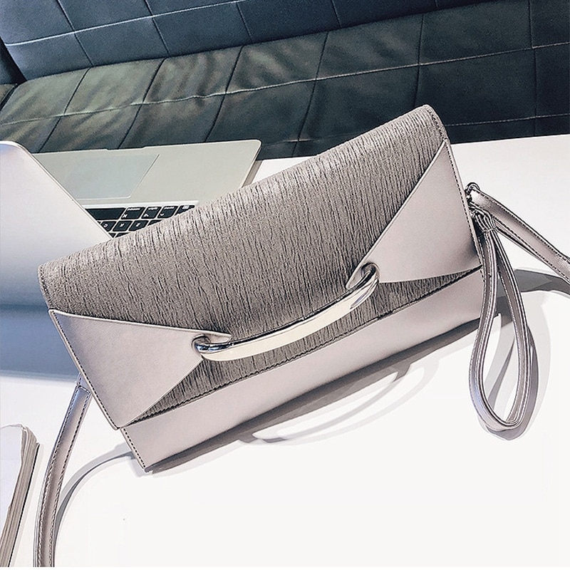 ABDB-Envelope Clutch Bag Women Leather Birthday Party Evening Clutch Bags For Women Ladies Shoulder Clutch Bag Purse Female