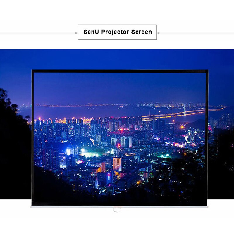 Flexible Projector Screen 100 Inch/150 Inch 16:9 Fabric for Projection Screen Portable Tabletop Projector Flexible Screen