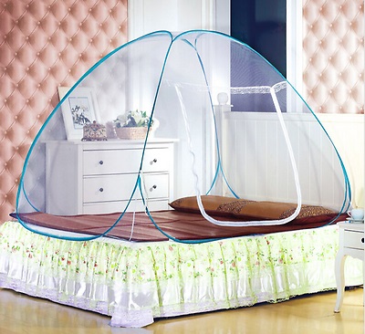Foldable Automatic Installation Yurt Camping Mosquito Nets Yurt Prevent Insect Pop Up Tent Curtains for Beds Bedroom Decor
