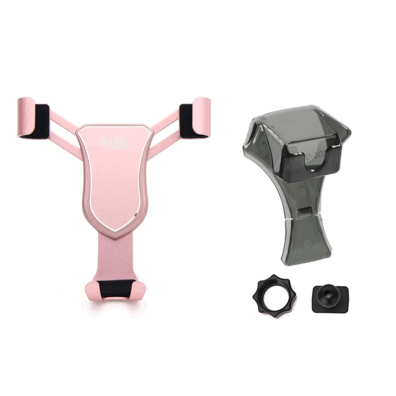 Apto para Mercedes-Benz GLA/A Class/CLA , accesorios de estilo de coche, soporte de teléfono móvil, soporte de montaje en salida de aire de coche, soporte de cuna: Pink