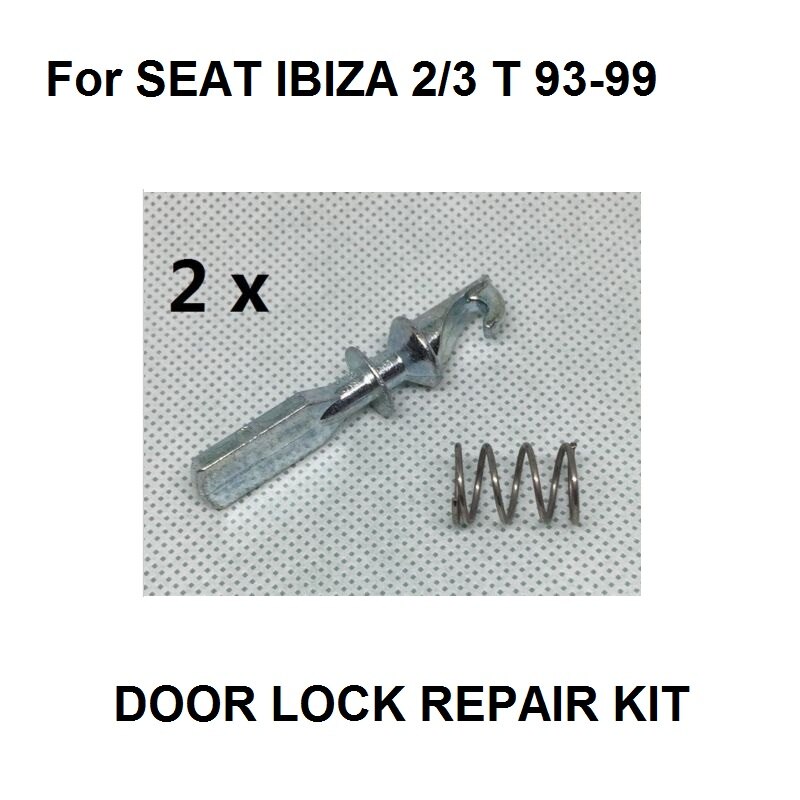 X2 sæt reparationssæt til dørlås, foran til venstre eller højre til seat ibiza 2/3 t 93-99