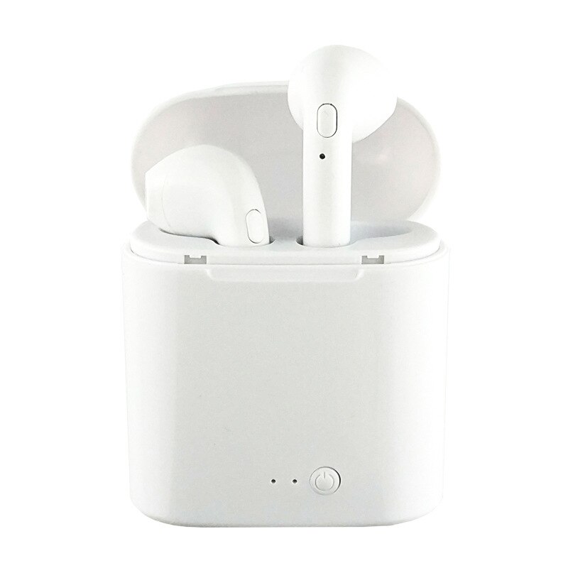 Auriculares i7s Tws con Bluetooth 5,0, auriculares inalámbricos, auriculares manos libres para teléfono iPhone, Xiaomi, Huawei y Samsung: white with box