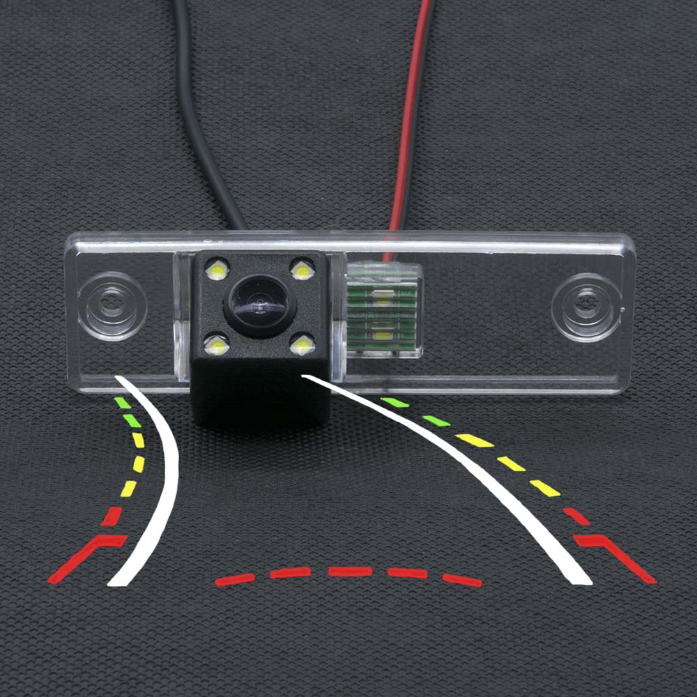 Dynamic Trajectory Tracks Reverse Rear view Camera For Toyota Fortuner SW4 2005 2006 2007 Backup Camera: Dynamic trajectory
