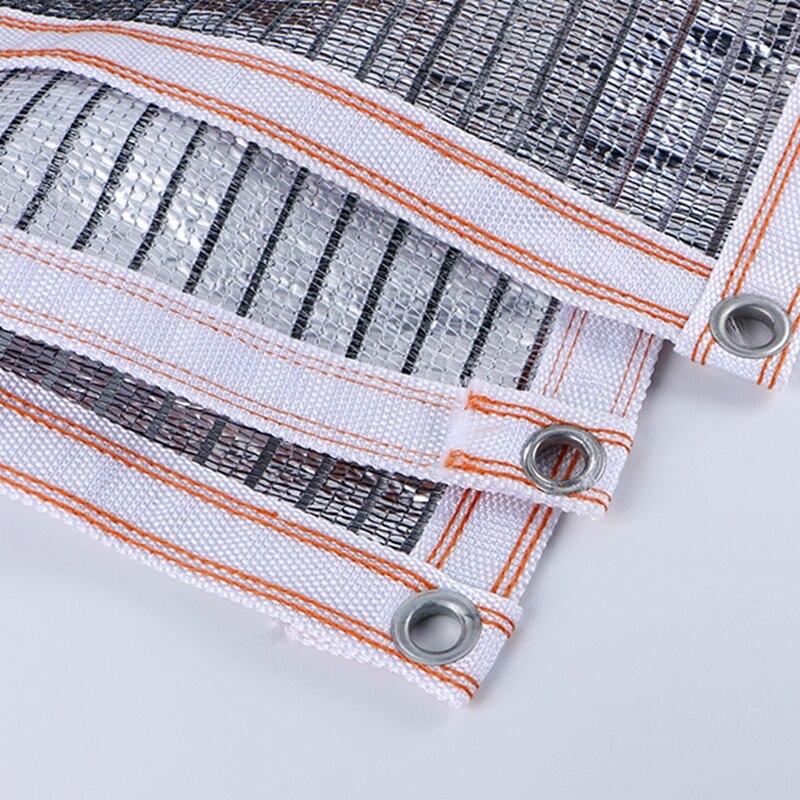 80% Zon Zonnezeilen Aluminiumfolie Zonnescherm Tuin Auto Werpen Camping Zonwering Net Zon Zonnezeil Outdoor Zon onderdak