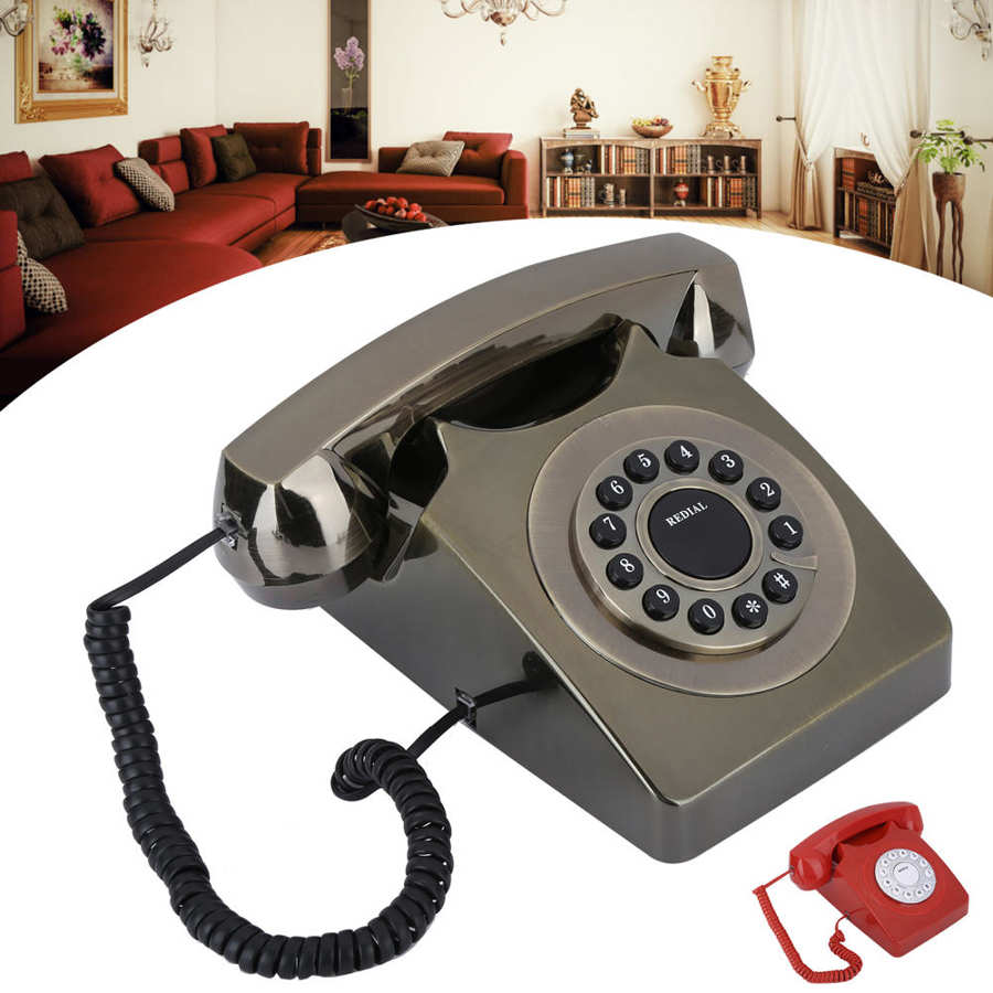 Antieke Europese Thuis Vintag Multifunctionele Telefoon High Definition Call Grote Clear Knop Telefono Fijo Europa Stijl