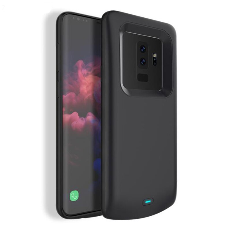 Para samsung galaxy note 9 caso de bateria carga rápida carregador externo capa power bank para samsung galaxy s9 caso de bateria s9 mais