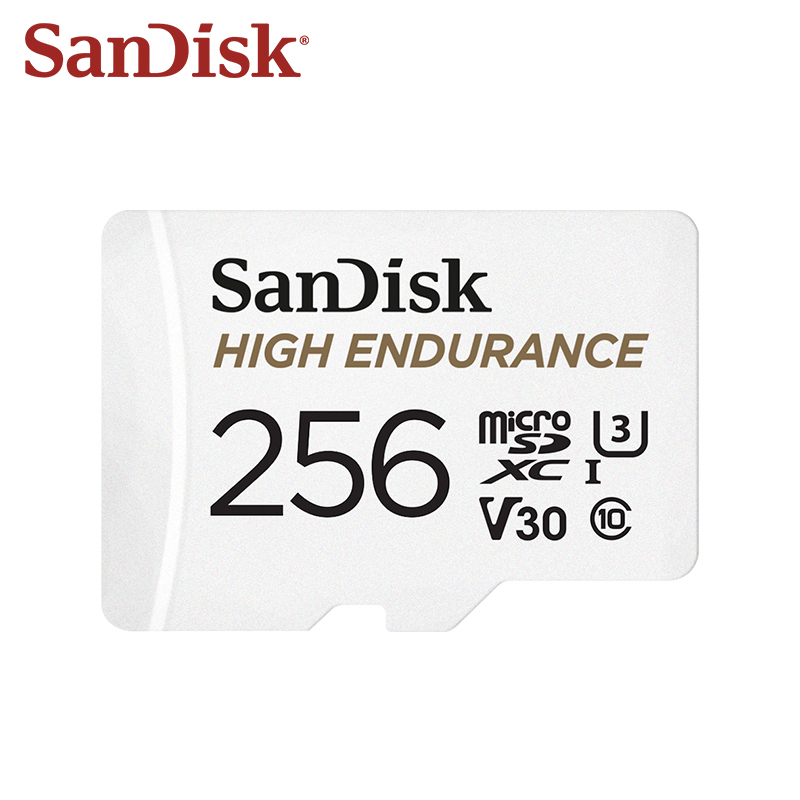 Oryginalna karta pamięci sandisk high endurance micro sd micro sdhc 32gb v30 c10 micro sd dxc 64gb 128gb 256gb do kamery samochodowej