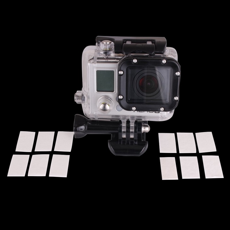 12 pièces Feuille Anti-Buée Étanche étanche à L'humidité Recyclage inserts pour Sport DV caméra Gopro HD Hero 4 3 + 3 2 1