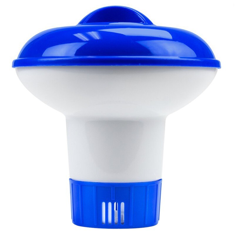 Distributeur de piscine utile grand bleu piscine flottante distributeur de chlore accessoires de piscine