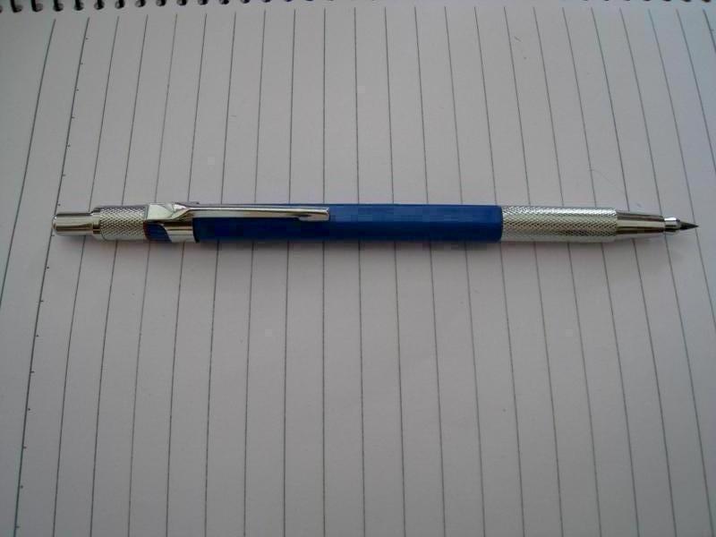 German style 2mm mechanical pencil blue pencil automatic pencil lead holder mines fast