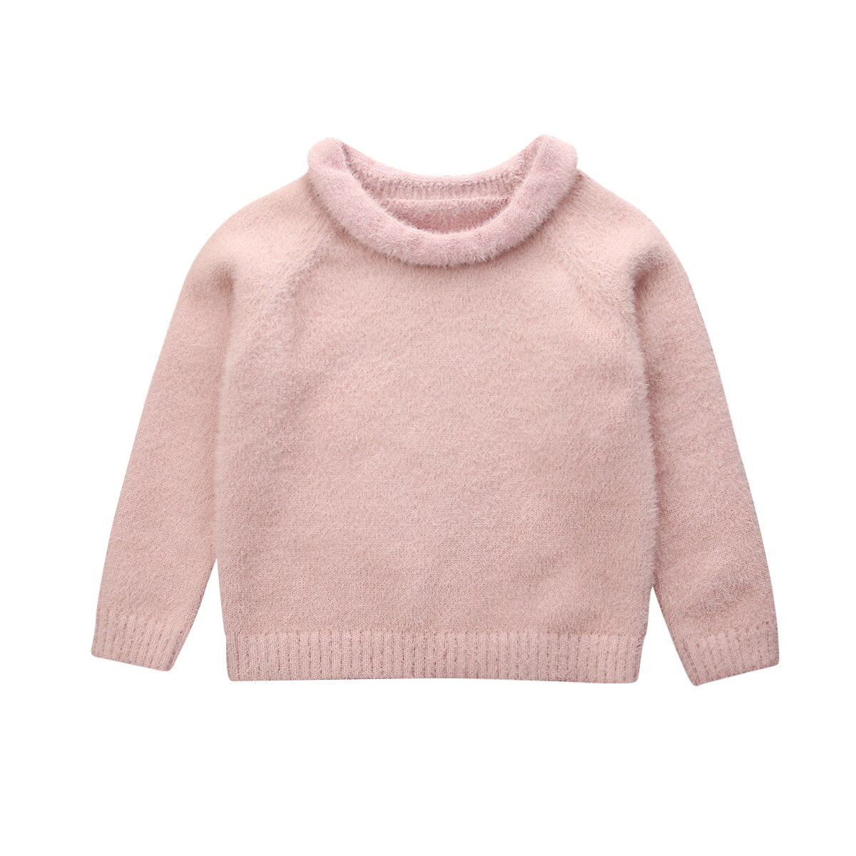 Canis efterår vinter toddler kid baby dreng pige toppe langærmet ensfarvet blød varm sweater pullovere tøj: 24m