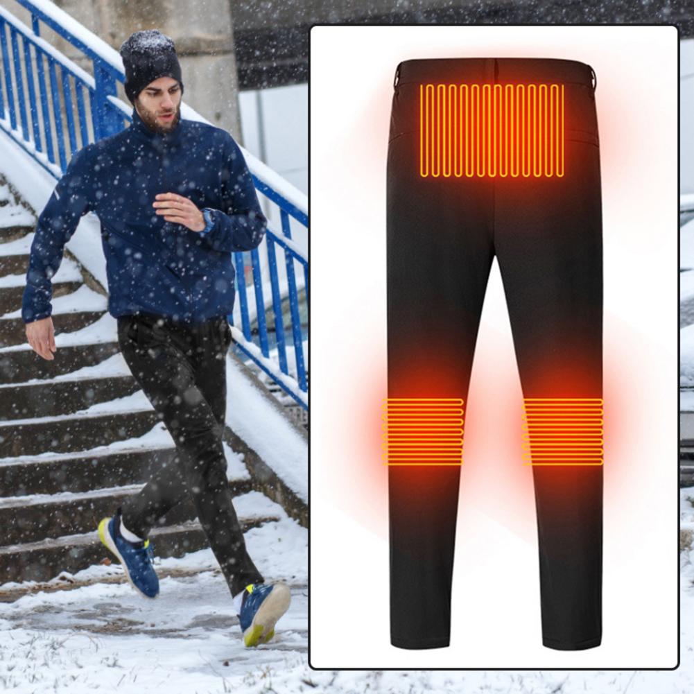 Insulated Heating Pants Electric Heated Warm Washable USB Thermal Pants USB Heating For Men Women Winter Outdoor Underwear