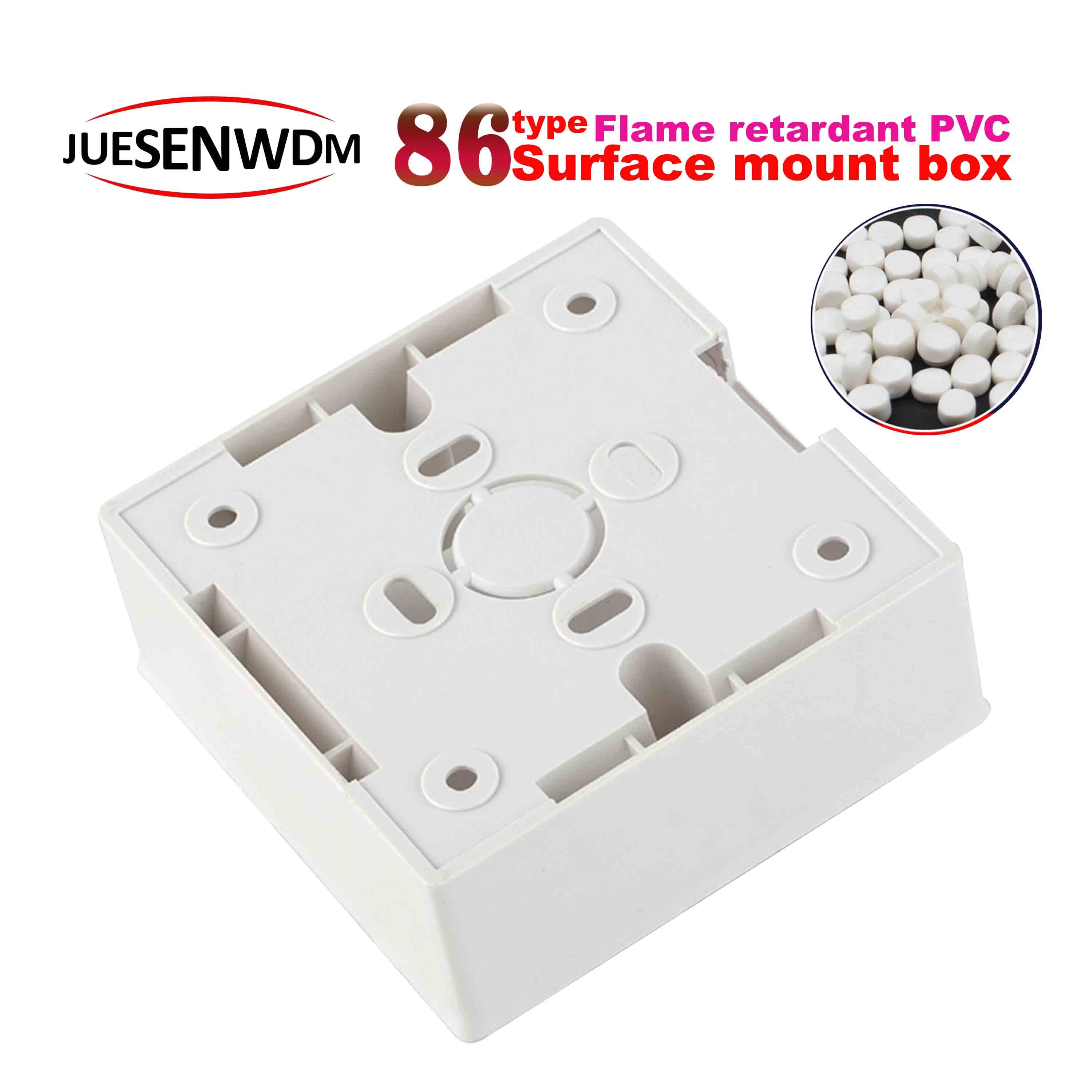 86 type Different thickness 35mm/42mm/50mm Wall Light Switch socket box for 3.3x3.3 inch Wall Plate Mounting Box
