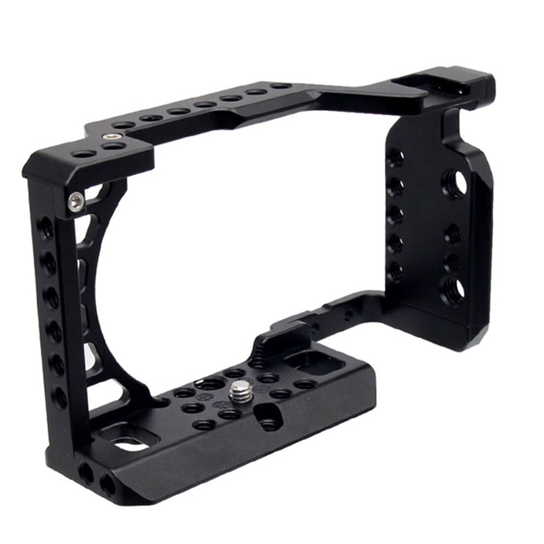 Aluminum Camera Cage Video Film Movie Making Stabilizer with Cold Shoe for Sony A6500/A6400/A6300/A6000/NEX7 Camera