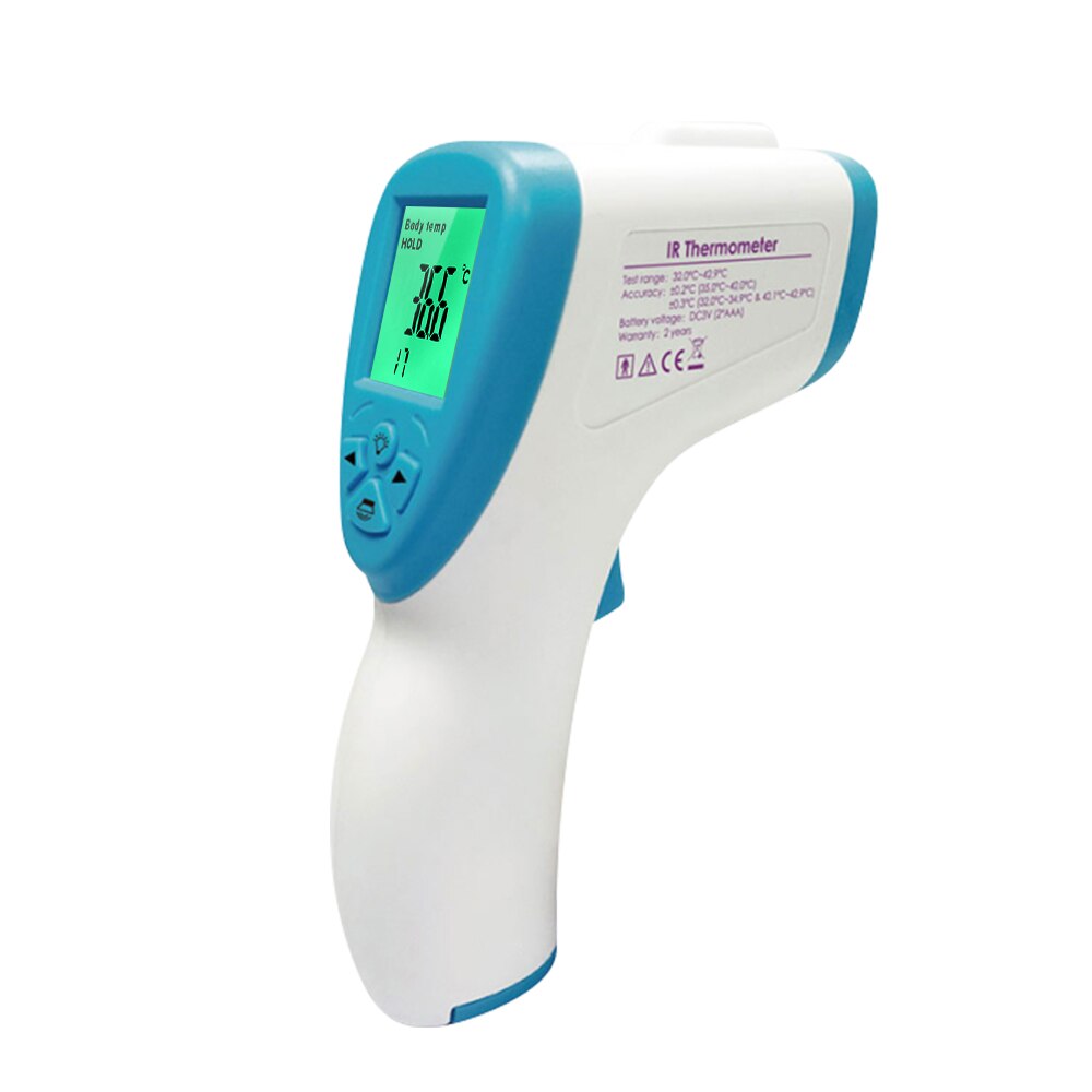 Non-contact Infrarood Termometro Voorhoofd Hoge Precisie Digitale Infrarood Termometro Gun Temperatuur Voor Volwassen/Baby