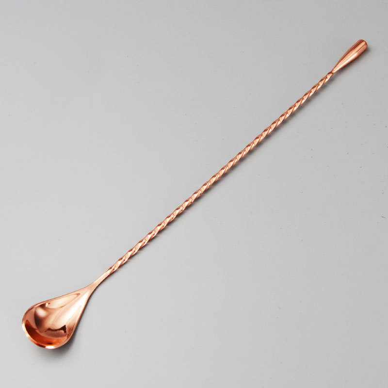 30cm barskeer lyst rustfrit stål blandeske bar cocktailbar værktøj spiralmønster bar tedråbeske røreske