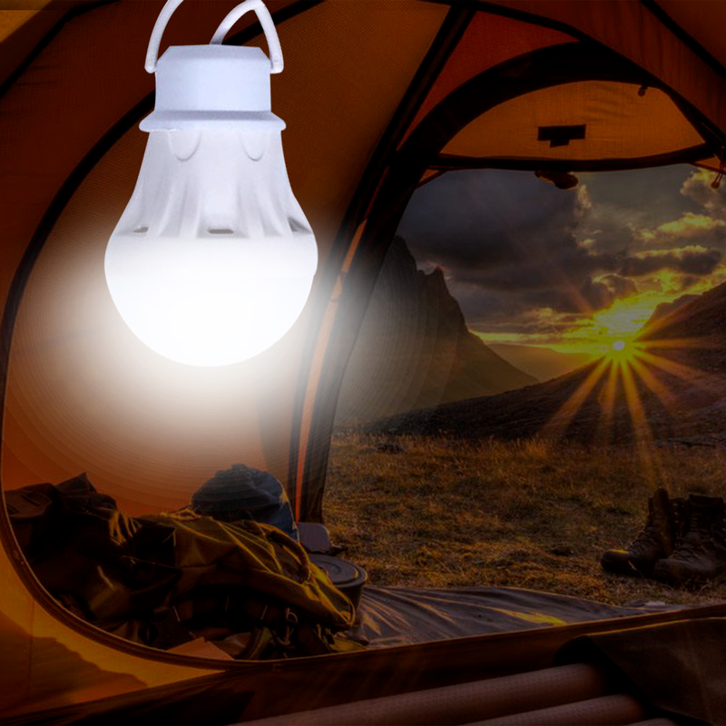 Led lanterne bærbar campinglampe mini pære 5v led usb power bog lys led læsestuderende studie bordlampe super birght