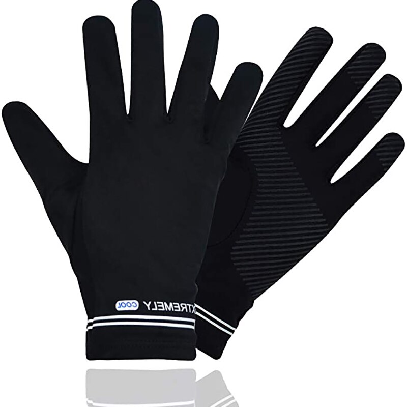 Savior – gants d'équitation thermiques, rafraîchissant pour cyclisme, vélo, travail de nuit, Sports d'intérieur et d'extérieur: black / XL