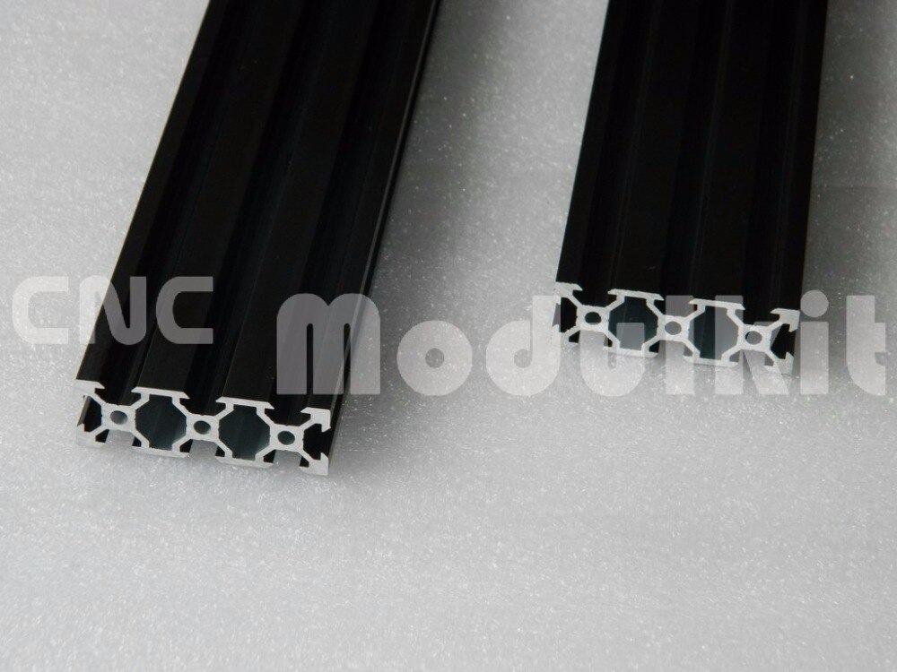 2060V-slot Aluminum Profile CNC Router Black 2060 V-slot Frame Extrusion Free Cutting Device Equipment Construction CNC MODULKIT