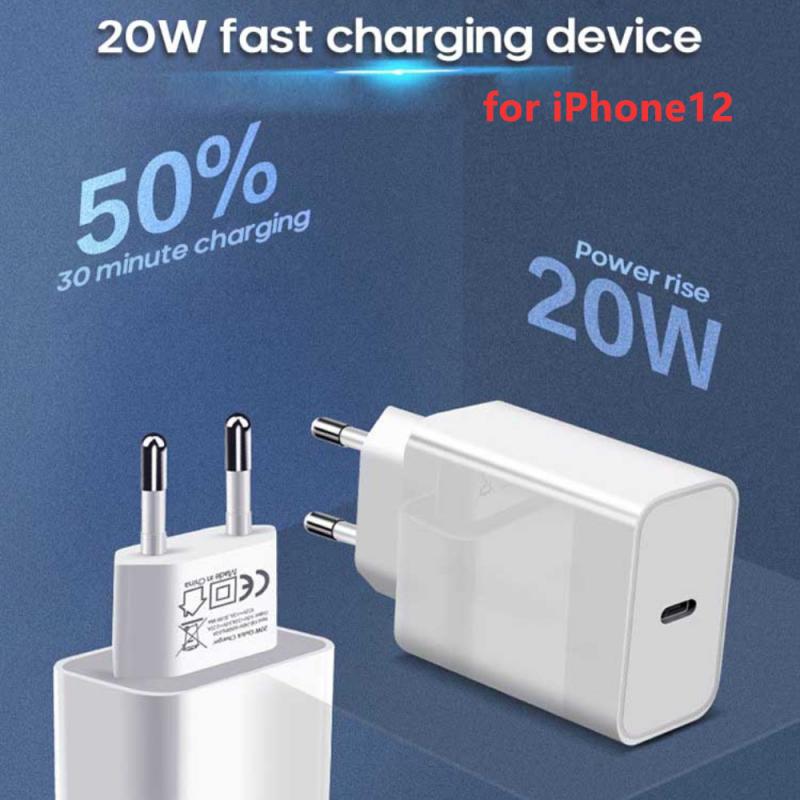 20W Snelle Usb Charger Ondersteuning Quick Charge 3.0 Usb Type-C Pd Charger Mini Draagbare Telefoon Oplader Voor huawei Xiaomi Voor Iphone 12