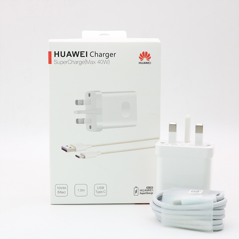 Original Huawei Mate 20 pro RS suralimentation USB chargeur rapide 10V 4A 40W adaptateur 5A Type C câble pour Nova 5 Honor Magic 2/P30 pro