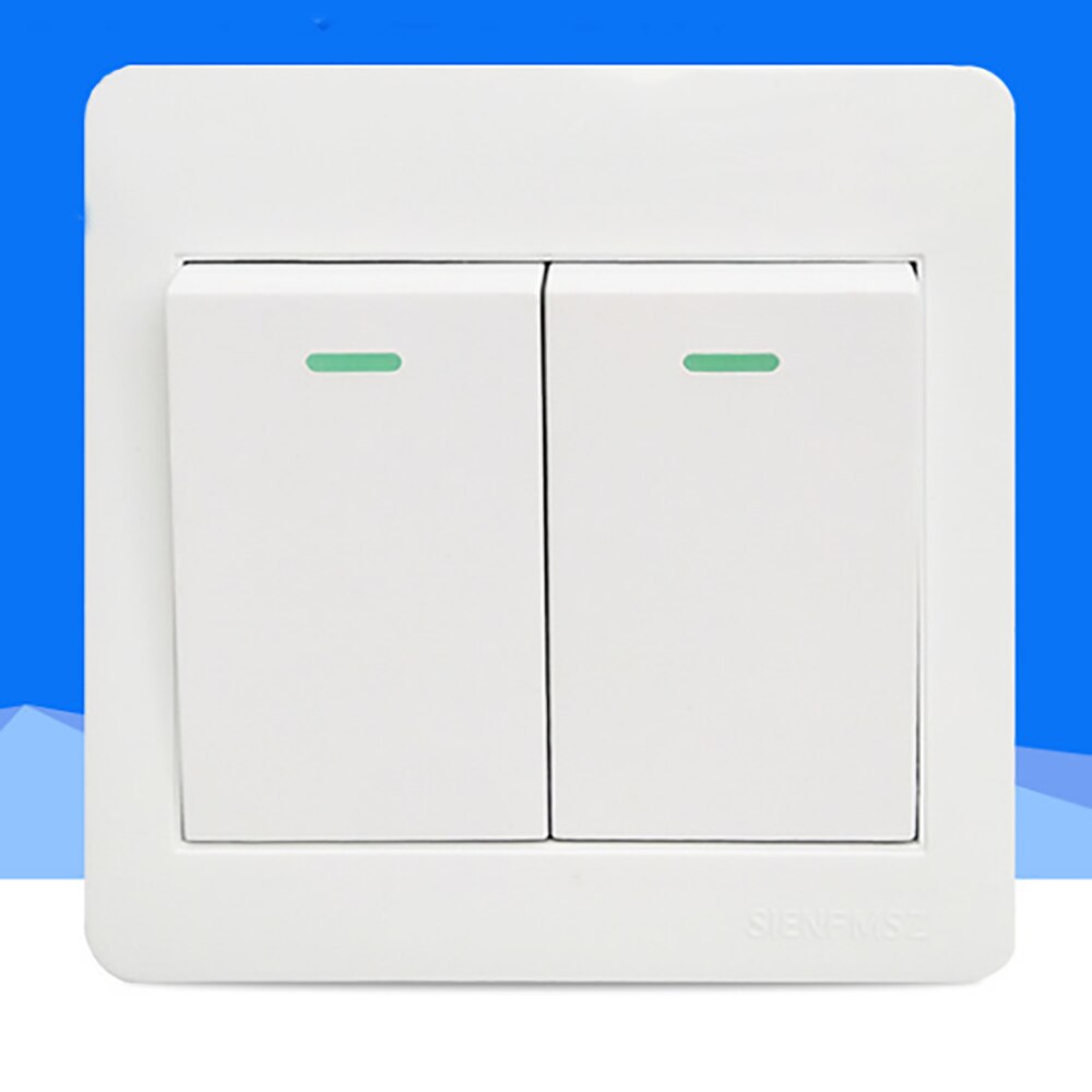 2 Gang 1 Way 2 Way Surface mounted switch single control switch open wire double open single control switch socket power switch