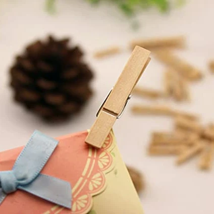 Mollette appendiabiti. clip per asciugamani da spiaggia con pinze per bucato Primavera 10/20/50/100 pezzi Mollette per bucato Perni decorativi in legno per appendere