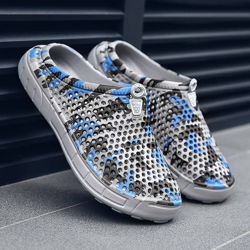 Menns tøfler sommer Strand fritidssko slip-på hule menn fottøy voksen ungdom mocassin homme zapatillas hombre