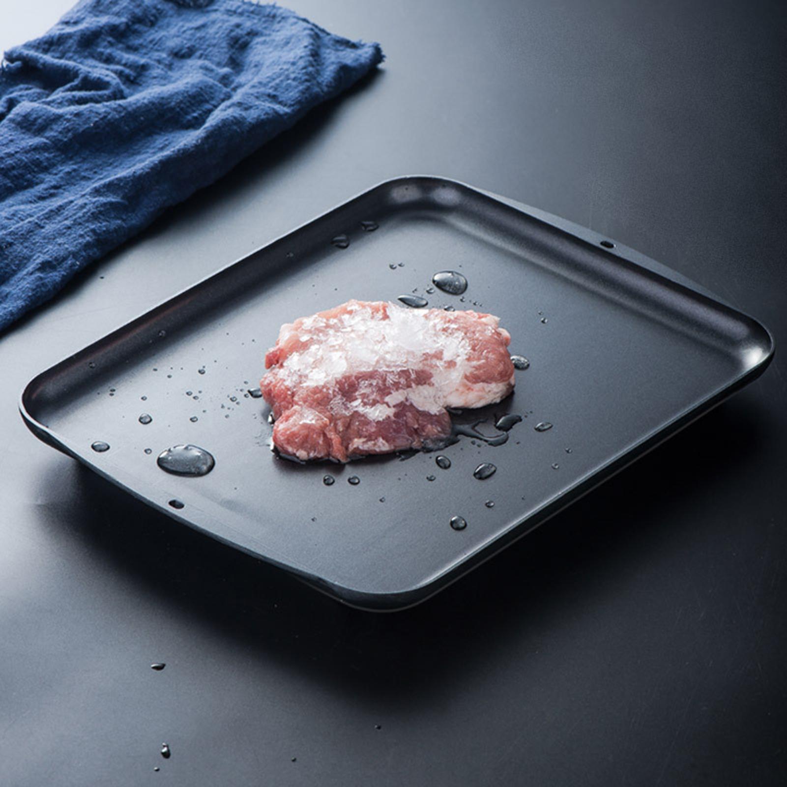 Kitchen Defrosting Tray Fast Thawing Plate Defrost Board for Congealed Food Meat