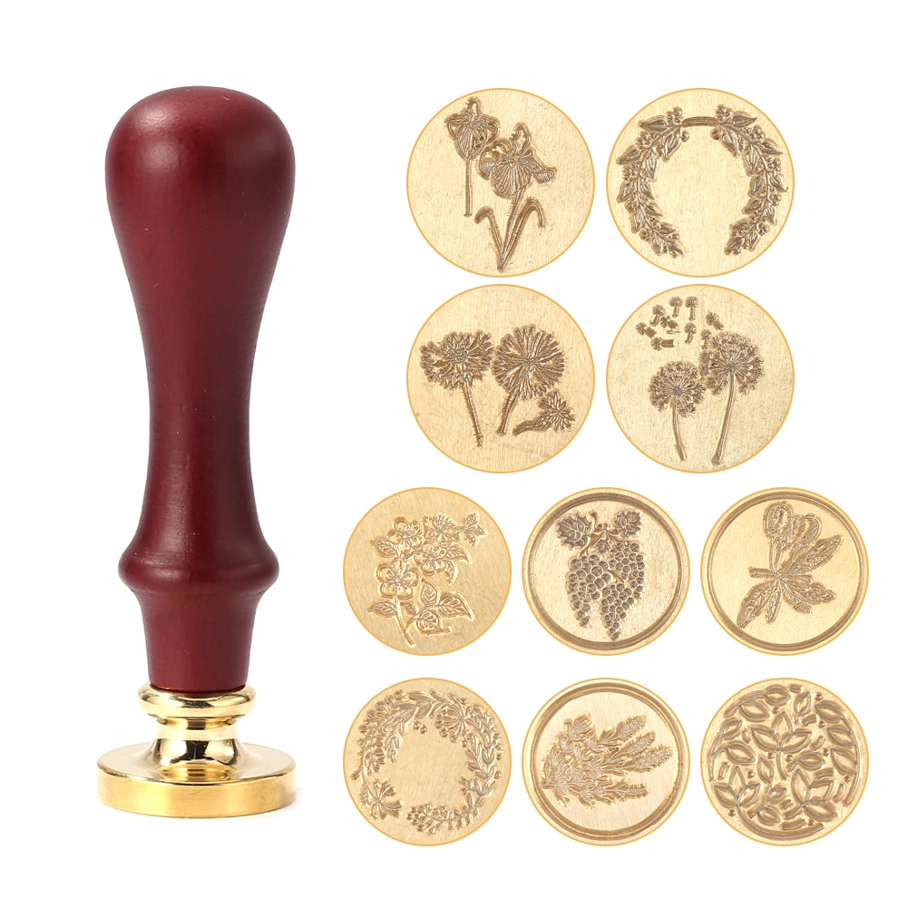 Retro Lakzegel Stempel Vervangen Koperen Hoofd Vintage Envelop Afdichting Hobby Gereedschap Diy Zegellak Decoratie Craft Kits Post Decor