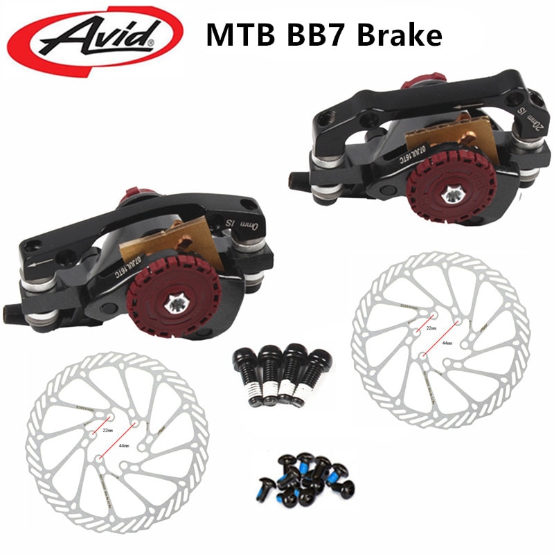 Original avid  bb7 line pull mekanisk skivbroms mountainbike clipper cykel dubbelsidig justeringsbroms add  g3 160mm disc