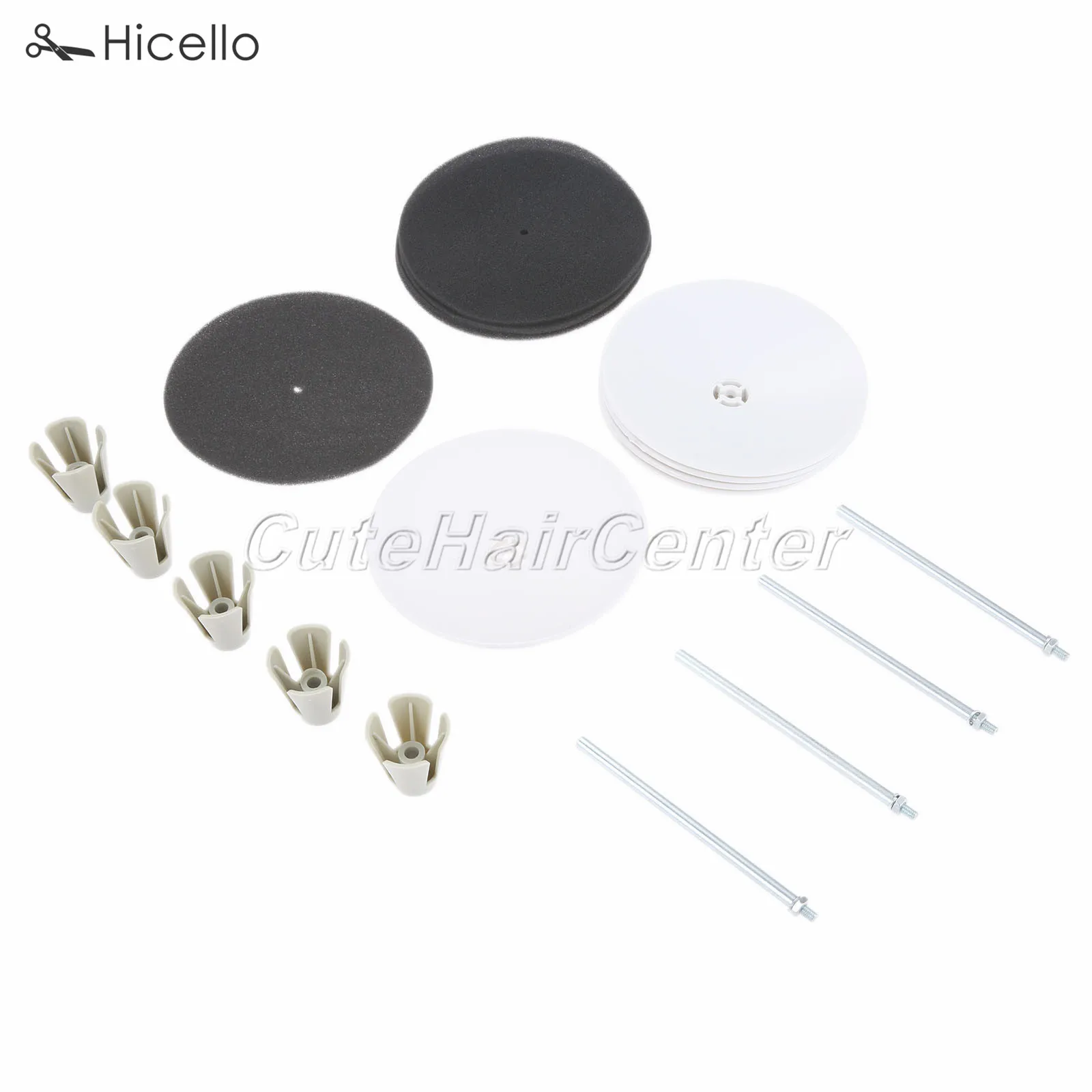 4pcs/kit Industrial Sewing Machine Spool Thread Stand Tray Accessories Overlocker Wire tray Pole Line Claw Sponger cone Hicello