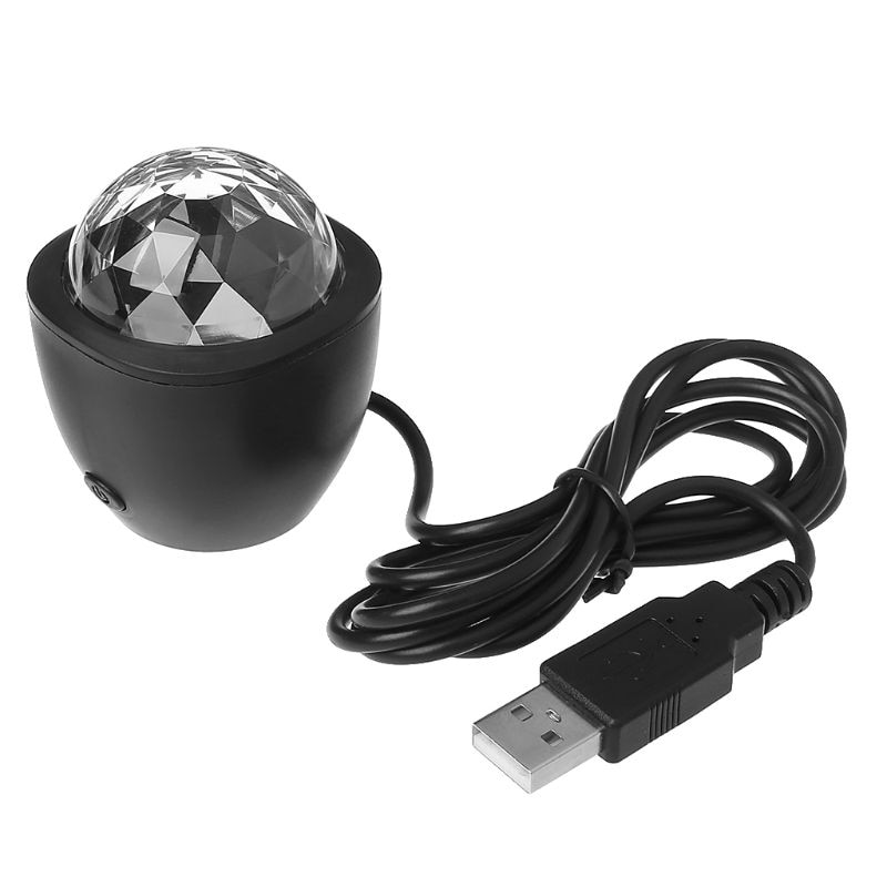 Mini Led Stage Light Sound Actived Multicolor Disco Bal Magische Effect Lamp 3W Usb