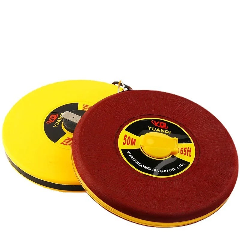 20M 30M 50M 100M Meetlint Metrische Ronde Glasvezel Lederen Tape Timmerman Afstand Meetgereedschap Meter Liniaal