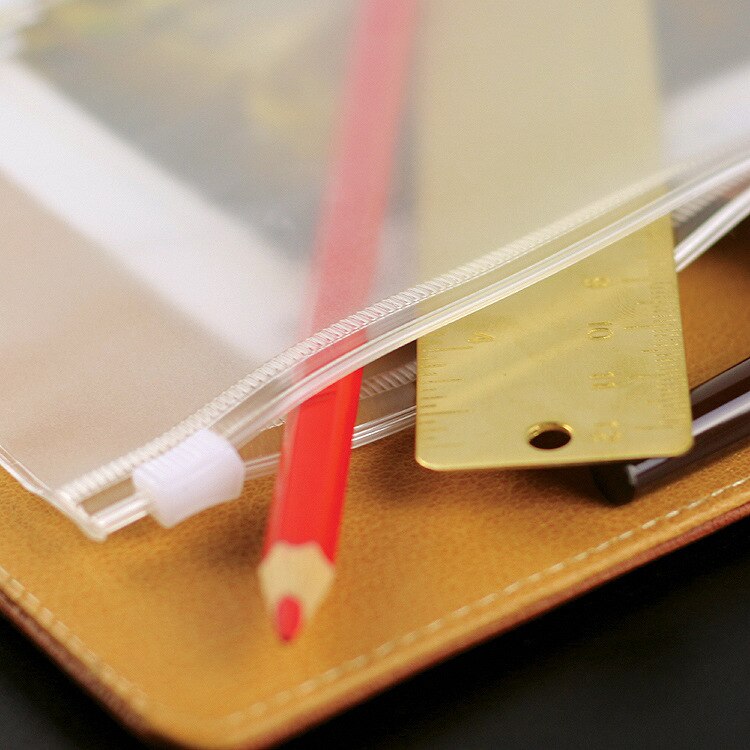 A5 A6 A7 PVC transparent Datei Kleinen Dinge Wächter für 6 Löcher lose Blatt Spirale Bindemittel Notizbuch Planer Agenda Filofax
