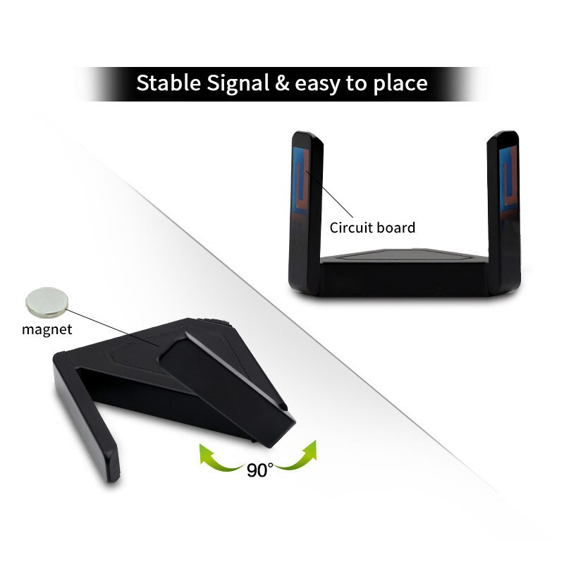 Antena externa de banda dupla sem fio para desktop portátil 120cm antenas para ax200 9260ngw cartão pcie wifi adaptador