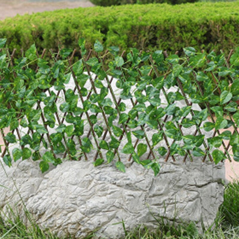 Kunsthave plante hegn uv beskyttet sn udendørs indendørs have hegn baghave hjem mini landskab hegn