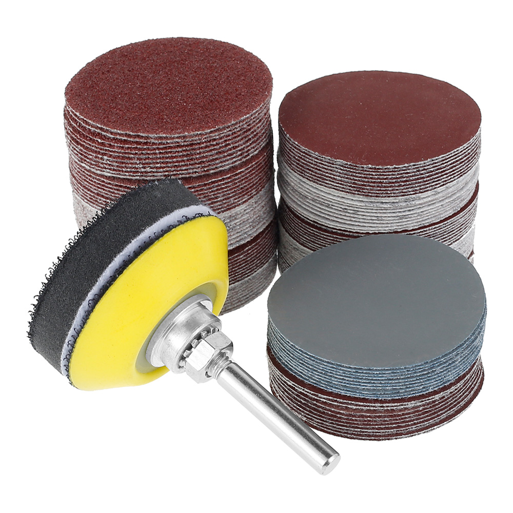 120Pcs 50mm Schleifpapier 60-3000 Grit Schleif Disc Pad Für Bohrer Schleifer Dreh Werkzeuge Zubehör Metall Holz polnischen Schleif Blatt: Default Title