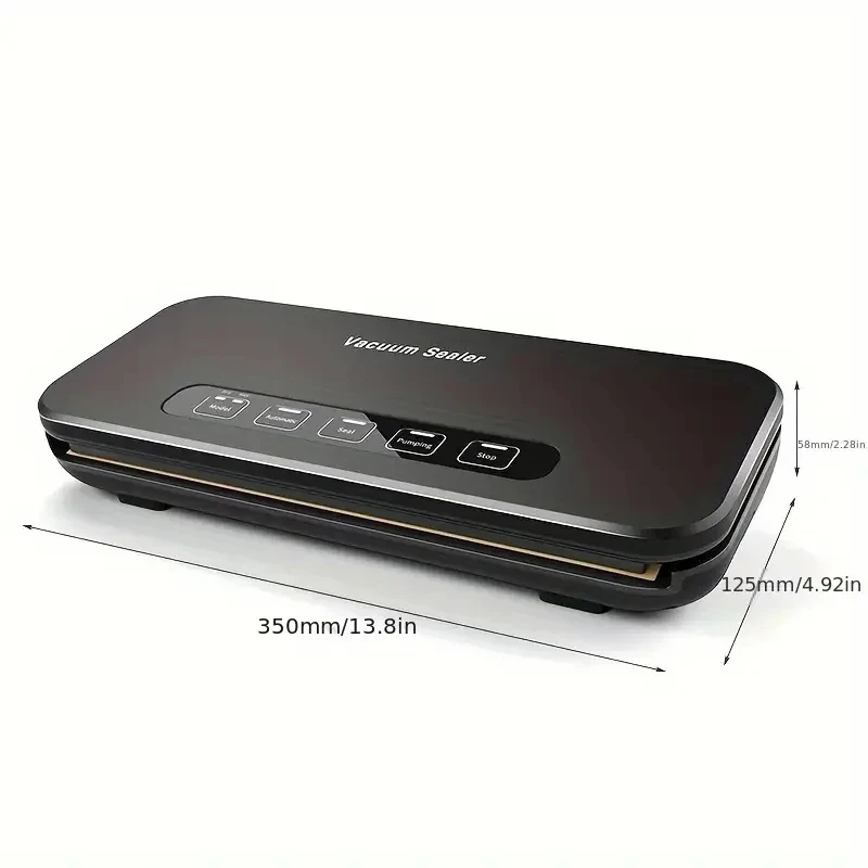Vacuum Sealer Machine Dry/Moist Vacuum Sealer Machine with Bag Storage Air Sealer Machine for Food Storage and with Starter Kit: Default Title